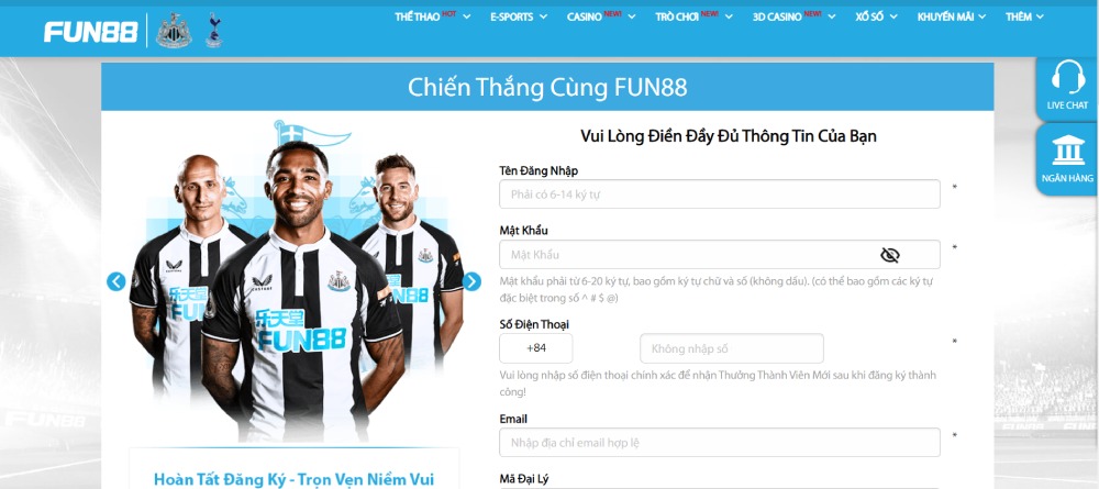 Nhà cái Fun88
