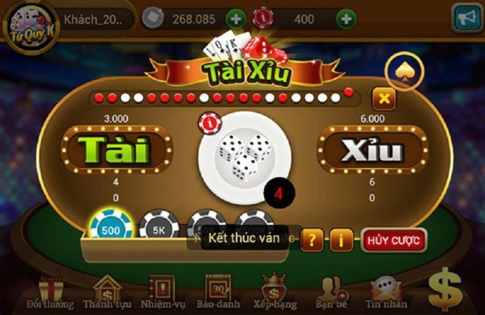 Hướng dẫn chơi Tai xỉu